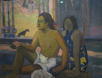 Tahitianen in een kamer